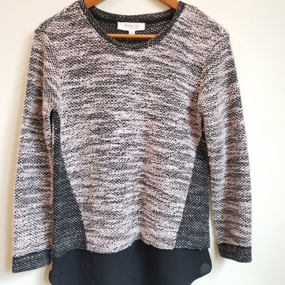 Two by Vince Camuto Textured Knit Sweater